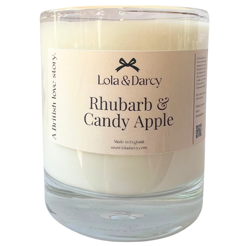 Rhubarb & Candy Apple Soy Candle