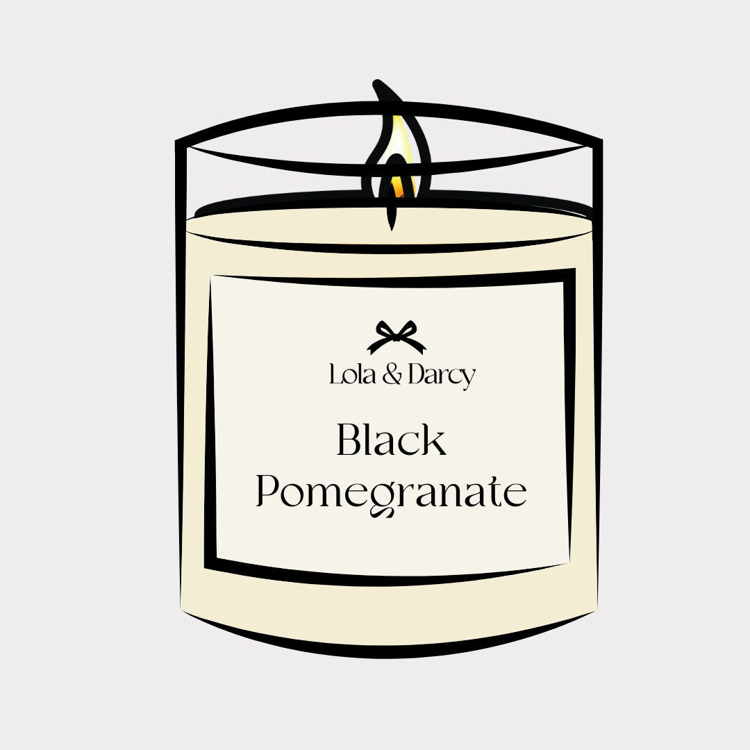 Black Pomegranate Soy Candle