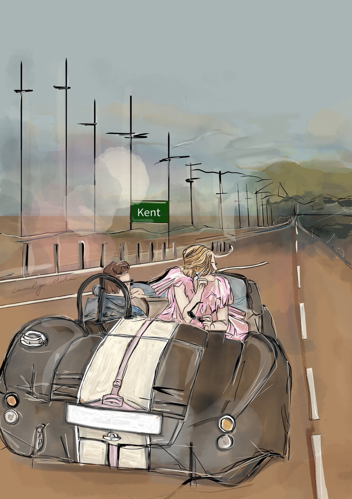 M2 To Kent - Fine Art Print