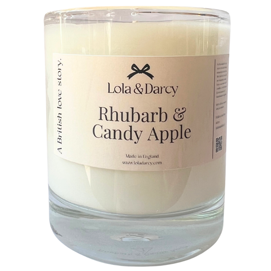 Rhubarb & Candy Apple Soy Candle