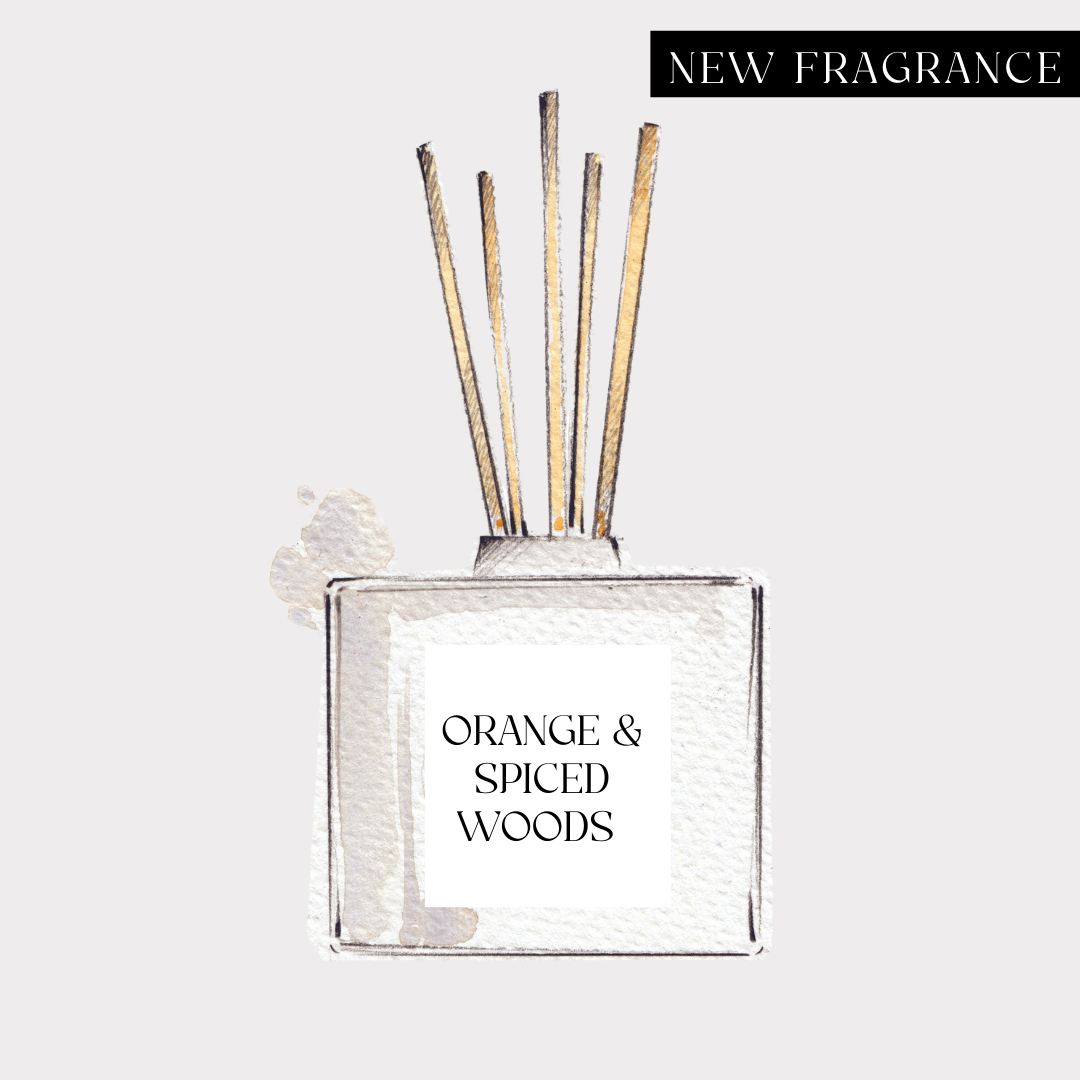 Orange & Spiced Woods Reed Diffuser