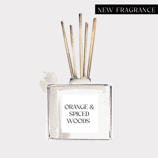 Orange & Spiced Woods Reed Diffuser