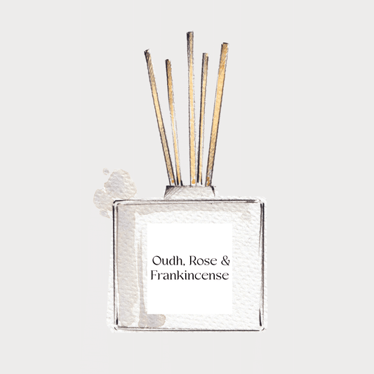 Oudh, Rose & Frankincense Reed Diffuser